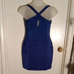 Women's Blue Dress New With Tags Size 10 Some Stretch